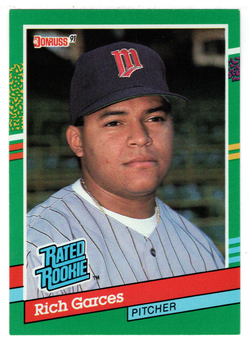 Rich Garces RC - Minnesota Twins - Rated Rookie (MLB Baseball Card) 1991 Donruss # 420 Mint