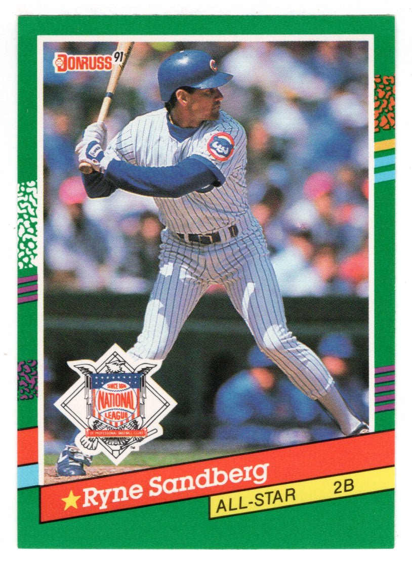 Ryne Sandberg - Chicago Cubs - All-Star (MLB Baseball Card) 1991 Donruss # 433 Mint