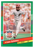 Len Dykstra - Philadelphia Phillies - All-Star (MLB Baseball Card) 1991 Donruss # 434 Mint