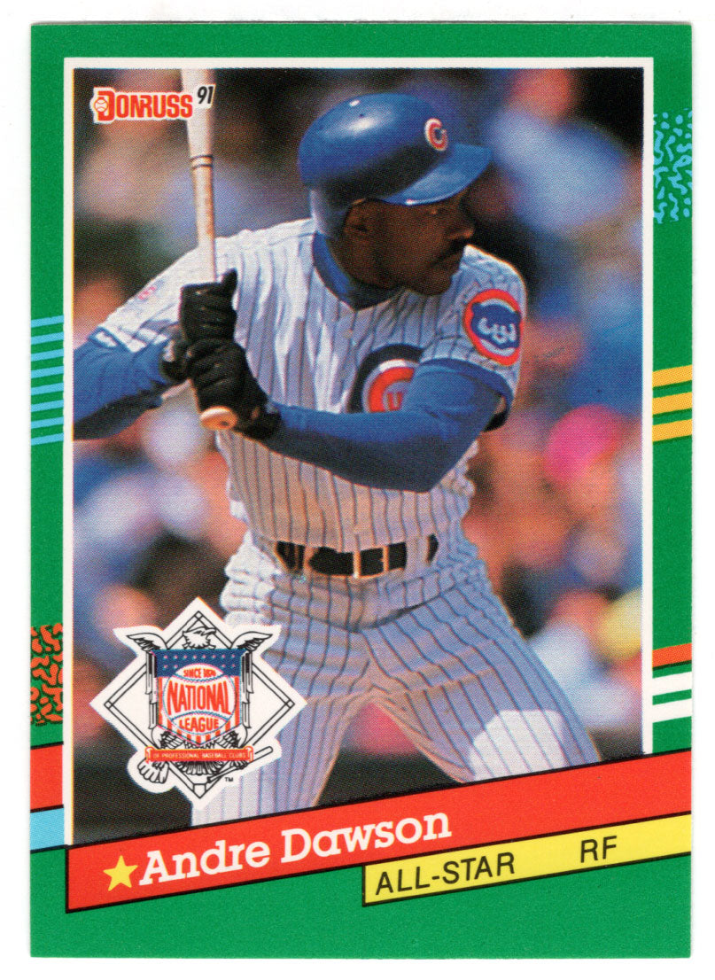 Andre Dawson - Chicago Cubs - All-Star (MLB Baseball Card) 1991 Donruss # 435 Mint