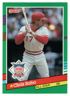 Chris Sabo - Cincinnati Reds - All-Star (MLB Baseball Card) 1991 Donruss # 440 Mint