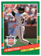Will Clark - San Francisco Giants - All-Star (MLB Baseball Card) 1991 Donruss # 441 Mint