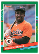 Mike Devereaux - Baltimore Orioles (MLB Baseball Card) 1991 Donruss # 444 Mint