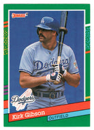 Kirk Gibson - Los Angeles Dodgers (MLB Baseball Card) 1991 Donruss # 445 Mint