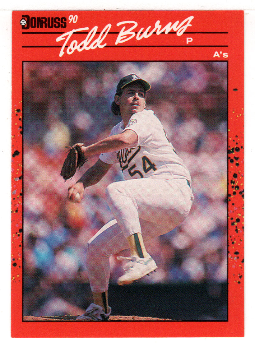 Todd Burns - Oakland Athletics (MLB Baseball Card) 1990 Donruss # 446 Mint
