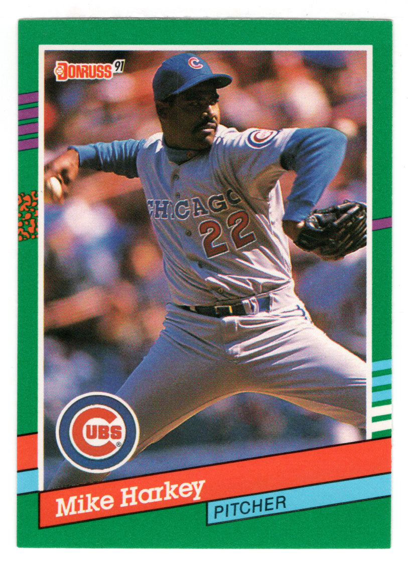 Mike Harkey - Chicago Cubs (MLB Baseball Card) 1991 Donruss # 447 Mint