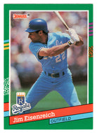 Jim Eisenreich - Kansas City Royals (MLB Baseball Card) 1991 Donruss # 448 Mint