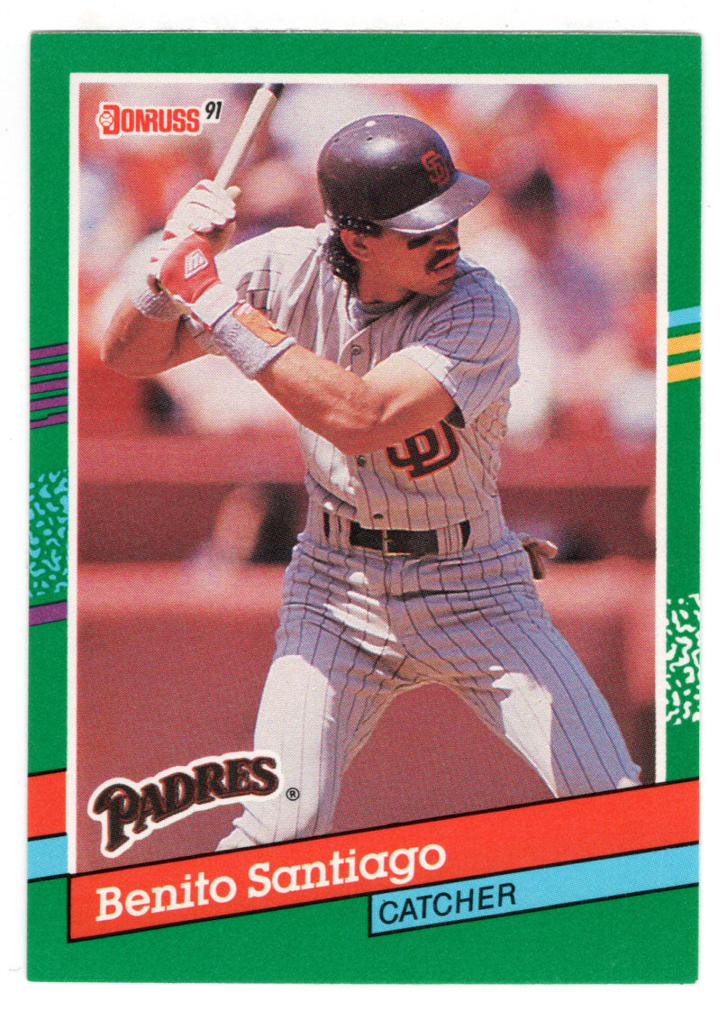 Benito Santiago - San Diego Padres (MLB Baseball Card) 1991 Donruss # 449 Mint