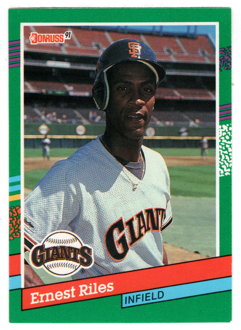 Ernest Riles - San Francisco Giants (MLB Baseball Card) 1991 Donruss # 461 Mint