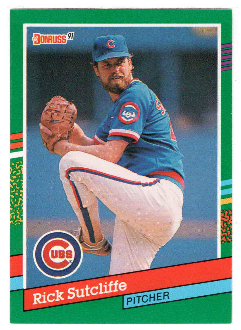 Rick Sutcliffe - Chicago Cubs (MLB Baseball Card) 1991 Donruss # 462 Mint