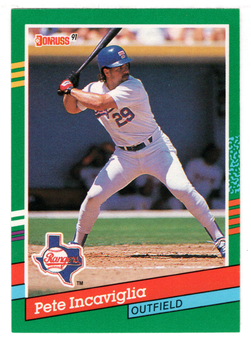 Pete Incaviglia - Texas Rangers (MLB Baseball Card) 1991 Donruss # 464 Mint