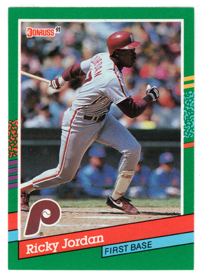 Ricky Jordan - Philadelphia Phillies (MLB Baseball Card) 1991 Donruss # 466 Mint