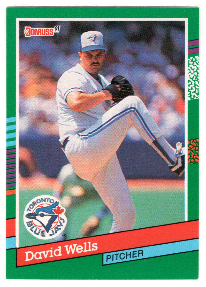 David Wells - Toronto Blue Jays (MLB Baseball Card) 1991 Donruss # 473 Mint