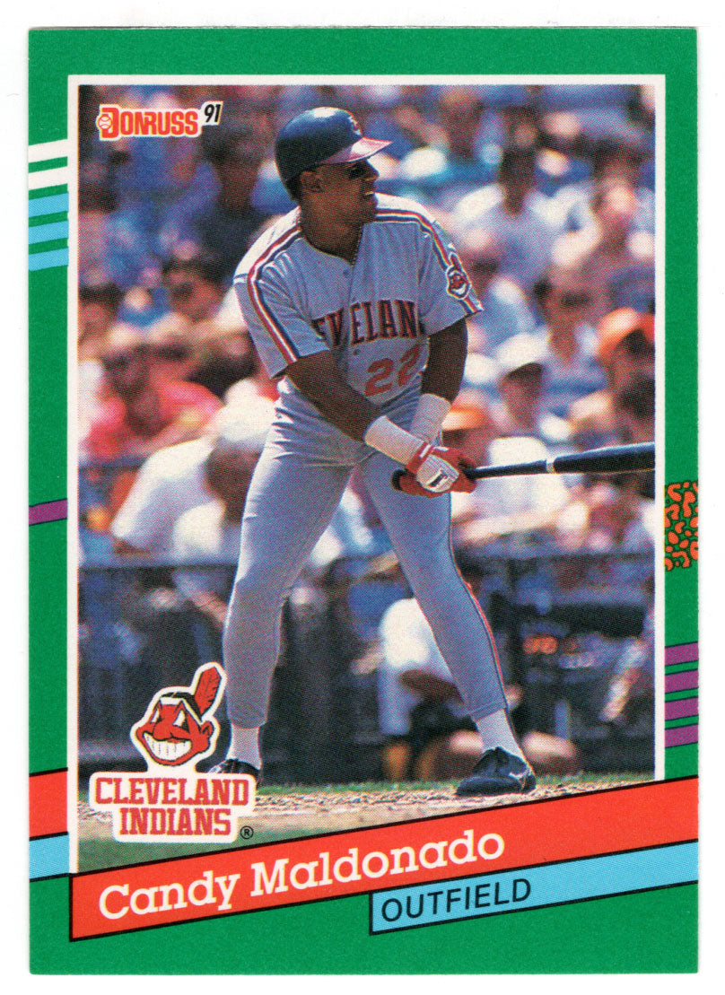 Candy Maldonado - Cleveland Indians (MLB Baseball Card) 1991 Donruss # 480 Mint
