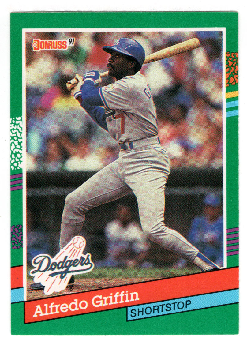 Alfredo Griffin - Los Angeles Dodgers (MLB Baseball Card) 1991 Donruss # 488 Mint
