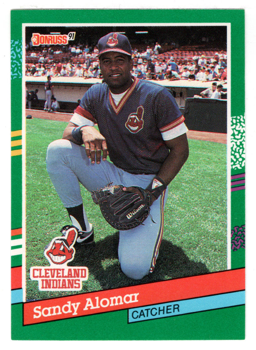 Sandy Alomar Jr. - Cleveland Indians (MLB Baseball Card) 1991 Donruss # 489 Mint