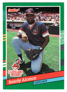 Sandy Alomar Jr. - Cleveland Indians (MLB Baseball Card) 1991 Donruss # 489 Mint