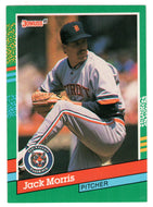 Jack Morris - Detroit Tigers (MLB Baseball Card) 1991 Donruss # 492 Mint