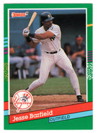 Jesse Barfield - New York Yankees (MLB Baseball Card) 1991 Donruss # 498 Mint