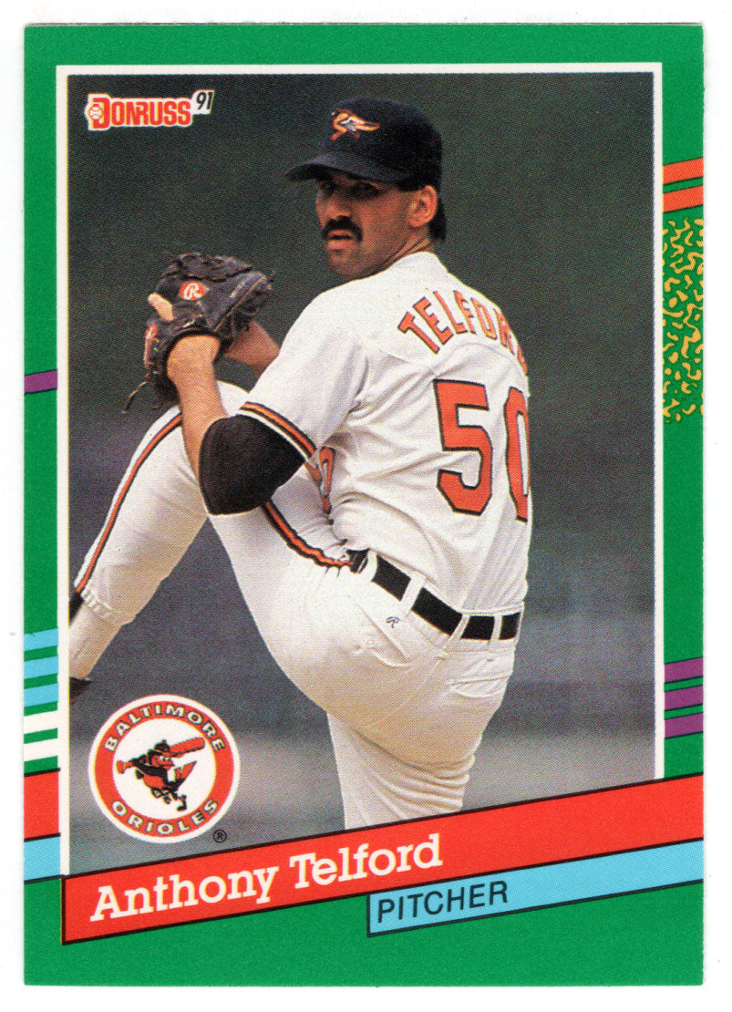 Anthony Telford RC - Baltimore Orioles (MLB Baseball Card) 1991 Donruss # 501 Mint