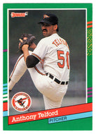 Anthony Telford RC - Baltimore Orioles (MLB Baseball Card) 1991 Donruss # 501 Mint