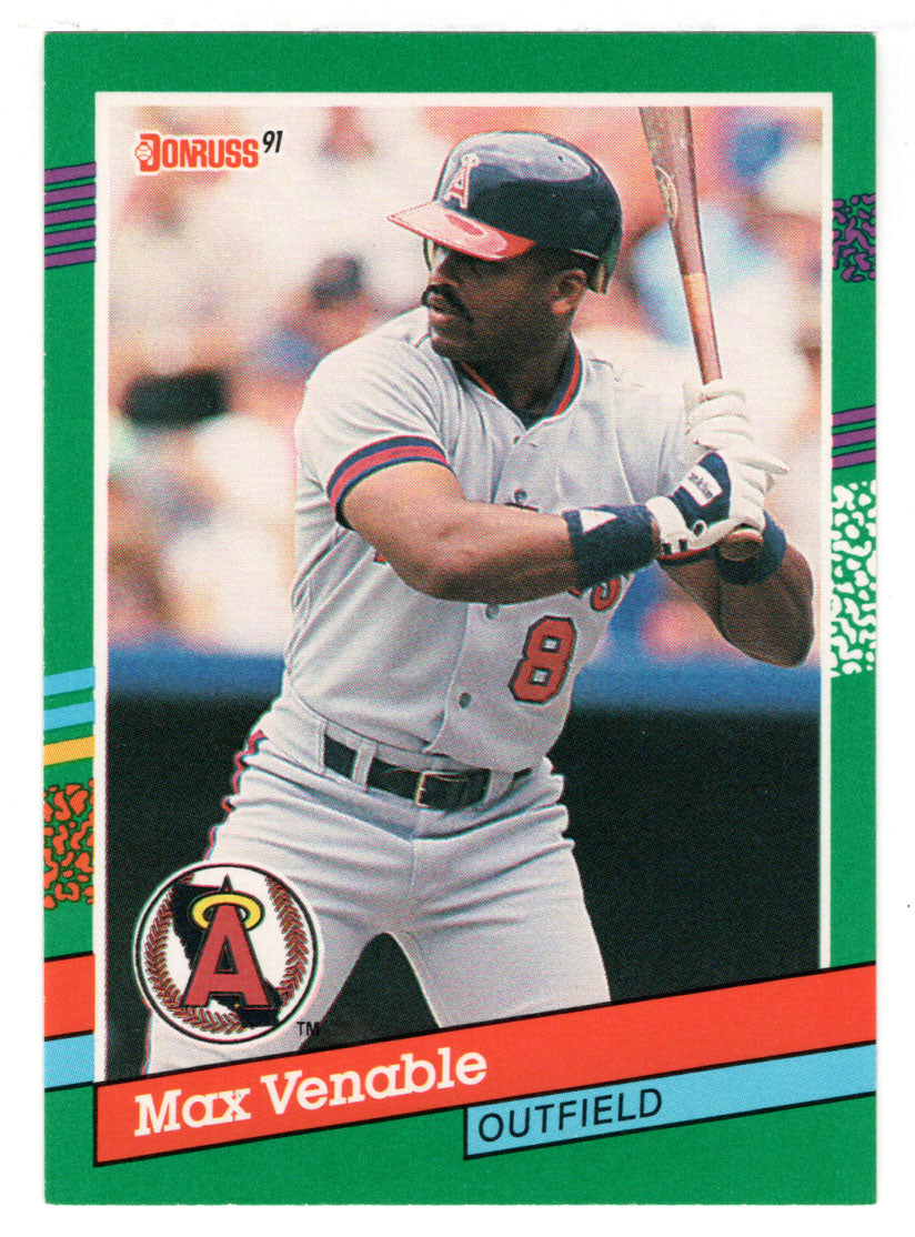 Max Venable - California Angels (MLB Baseball Card) 1991 Donruss # 510 Mint