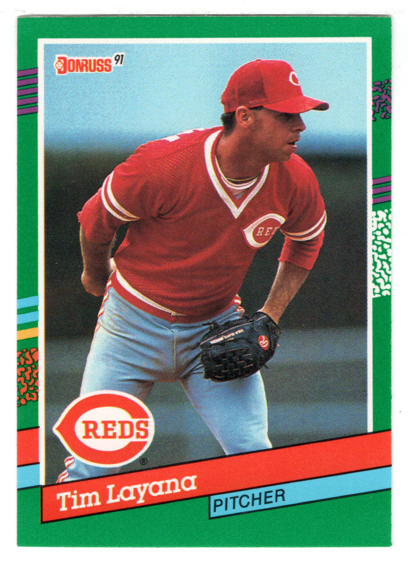 Tim Layana - Cincinnati Reds (MLB Baseball Card) 1991 Donruss # 516 Mint