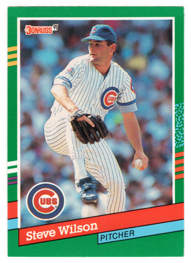 Steve Wilson - Chicago Cubs (MLB Baseball Card) 1991 Donruss # 519 Mint