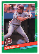 Len Dykstra - Philadelphia Phillies (MLB Baseball Card) 1991 Donruss # 523 Mint