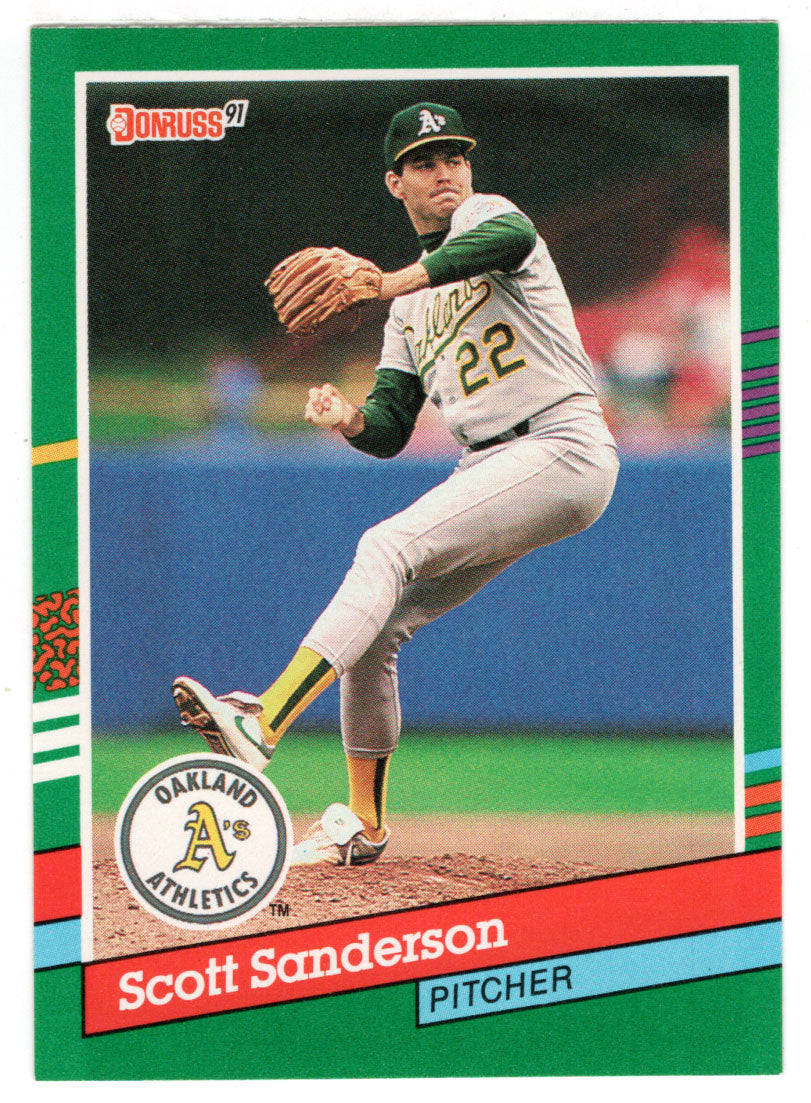 Scott Sanderson - Oakland Athletics (MLB Baseball Card) 1991 Donruss # 533  Mint