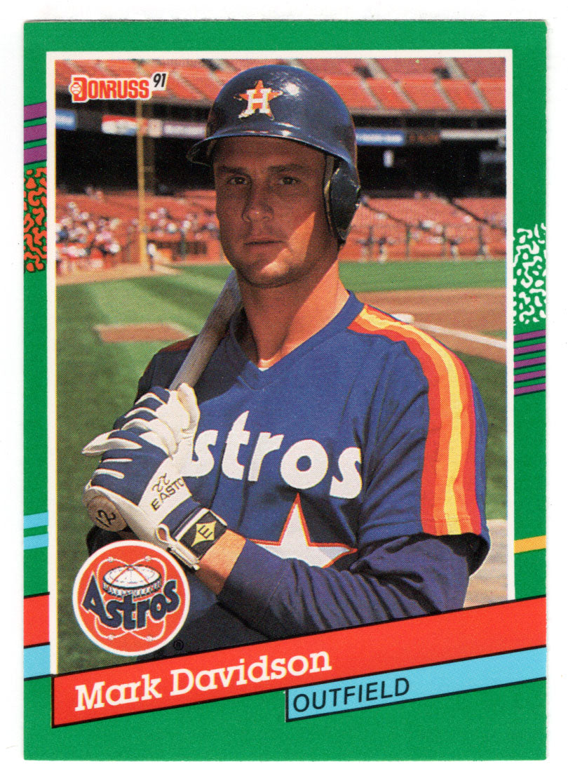 Mark Davidson - Houston Astros (MLB Baseball Card) 1991 Donruss # 540  Mint