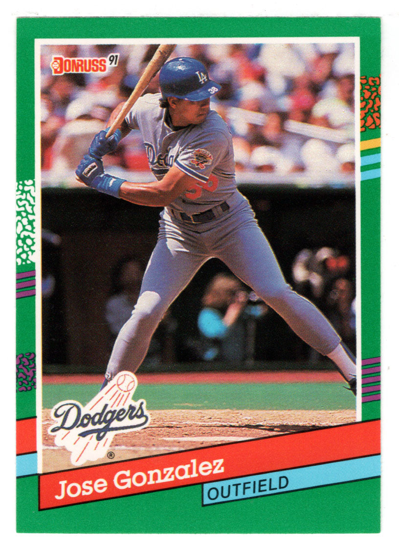Jose Gonzalez - Los Angeles Dodgers (MLB Baseball Card) 1991 Donruss # 543  Mint