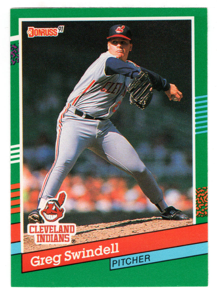 Greg Swindell - Cleveland Indians (MLB Baseball Card) 1991 Donruss # 546 Mint