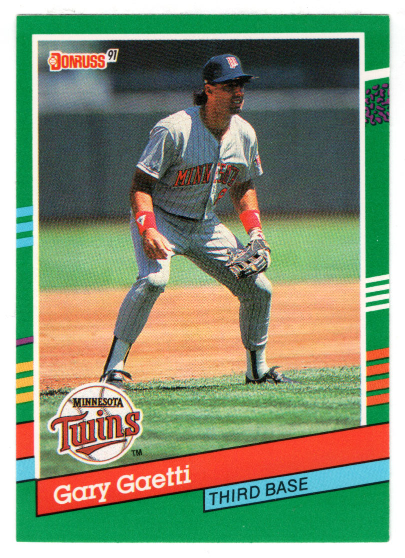 Gary Gaetti - Minnesota Twins (MLB Baseball Card) 1991 Donruss # 547 Mint