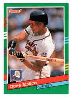 Dave Justice - Atlanta Braves (MLB Baseball Card) 1991 Donruss # 548 Mint