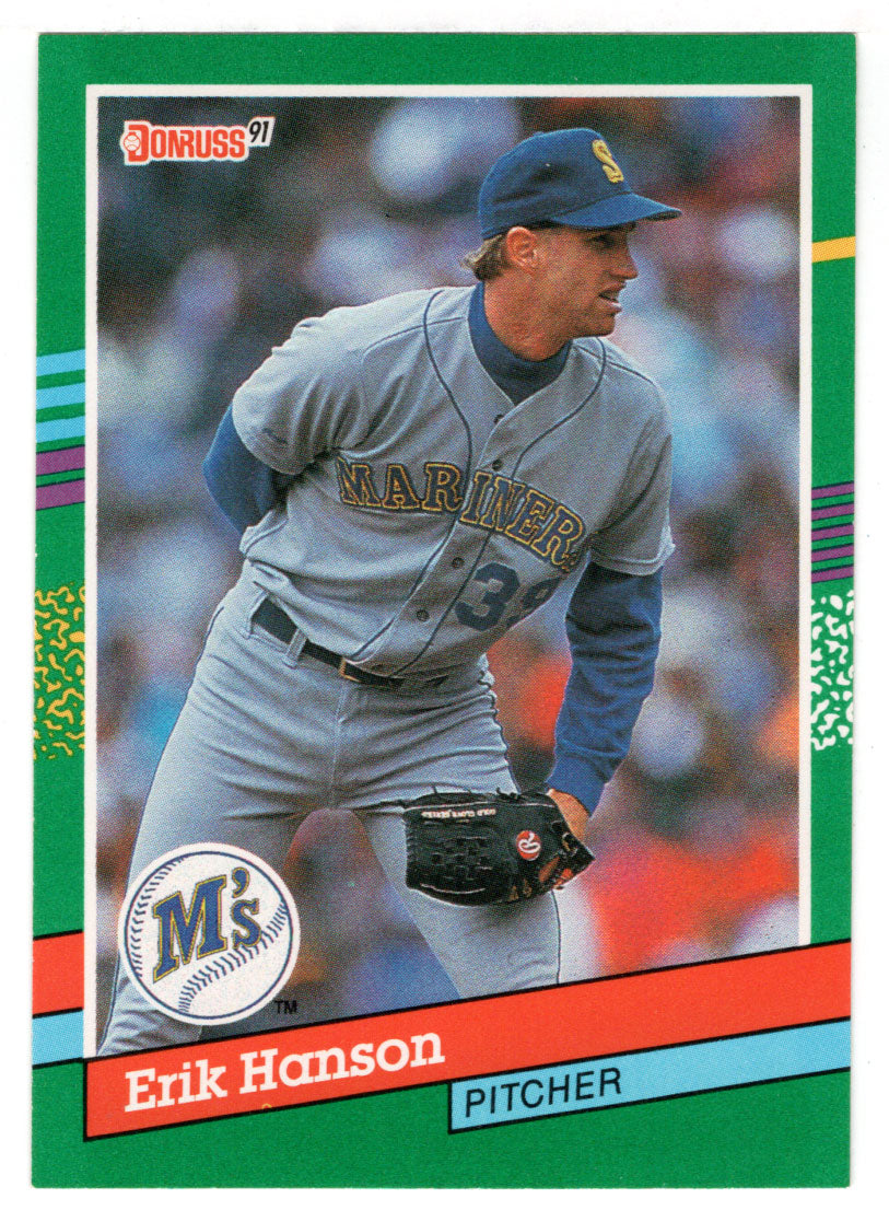 Erik Hanson - Seattle Mariners (MLB Baseball Card) 1991 Donruss # 550 Mint