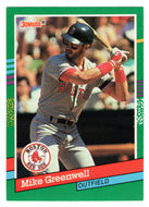 Mike Greenwell - Boston Red Sox (MLB Baseball Card) 1991 Donruss # 553 Mint