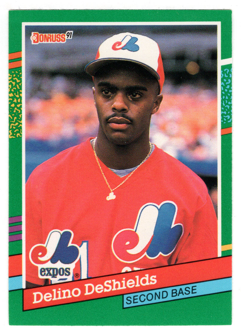 Delino DeShields - Montreal Expos (MLB Baseball Card) 1991 Donruss # 555 Mint