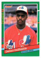Delino DeShields - Montreal Expos (MLB Baseball Card) 1991 Donruss # 555 Mint