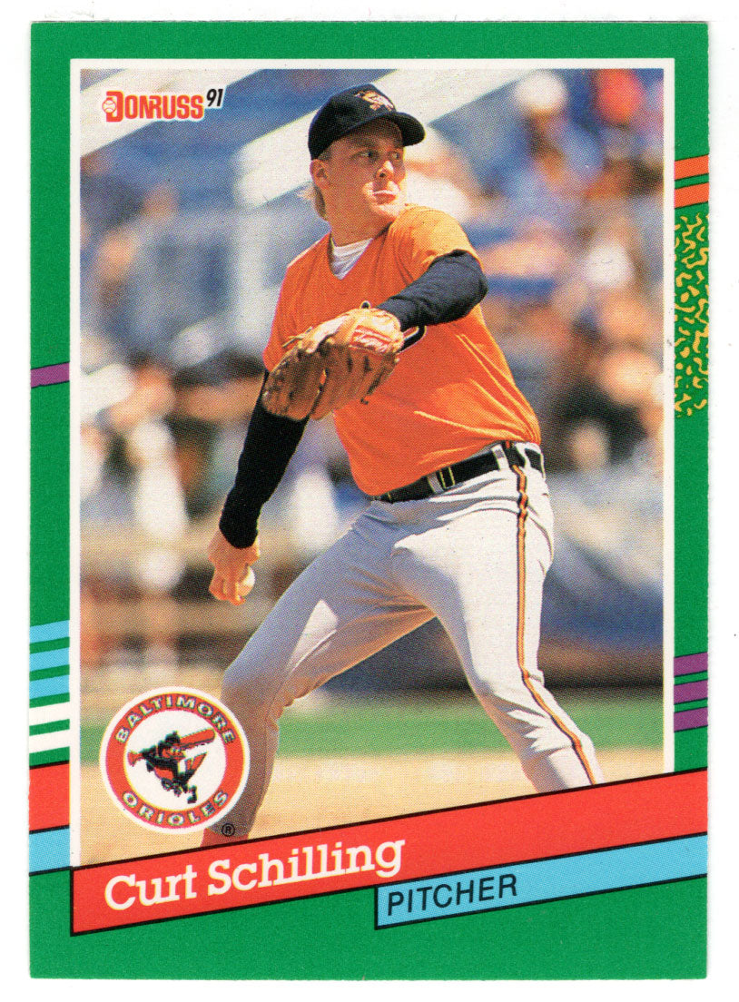 Curt Schilling - Baltimore Orioles (MLB Baseball Card) 1991 Donruss # 556 Mint