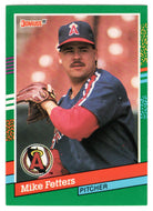Mike Fetters - California Angels (MLB Baseball Card) 1991 Donruss # 565 Mint