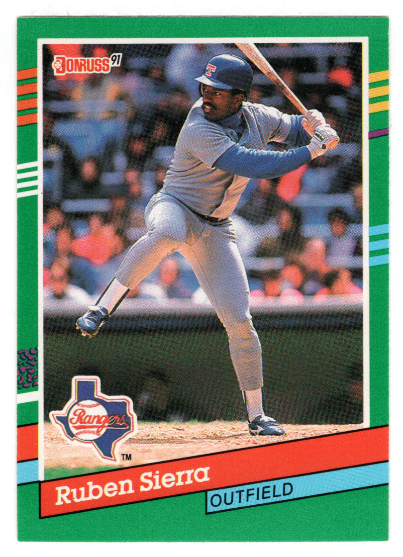 Ruben Sierra - Texas Rangers (MLB Baseball Card) 1991 Donruss # 567 Mint