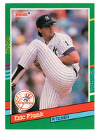 Eric Plunk - New York Yankees (MLB Baseball Card) 1991 Donruss # 593 Mint