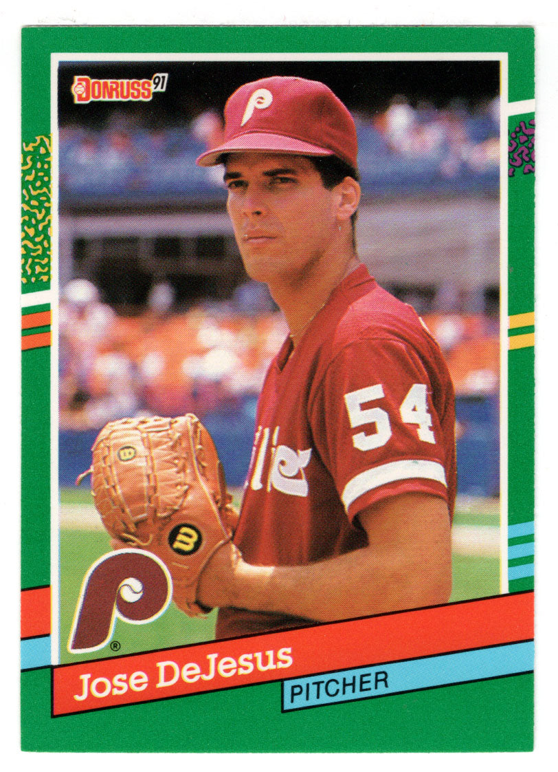 Jose DeJesus - Philadelphia Phillies (MLB Baseball Card) 1991 Donruss # 596 Mint