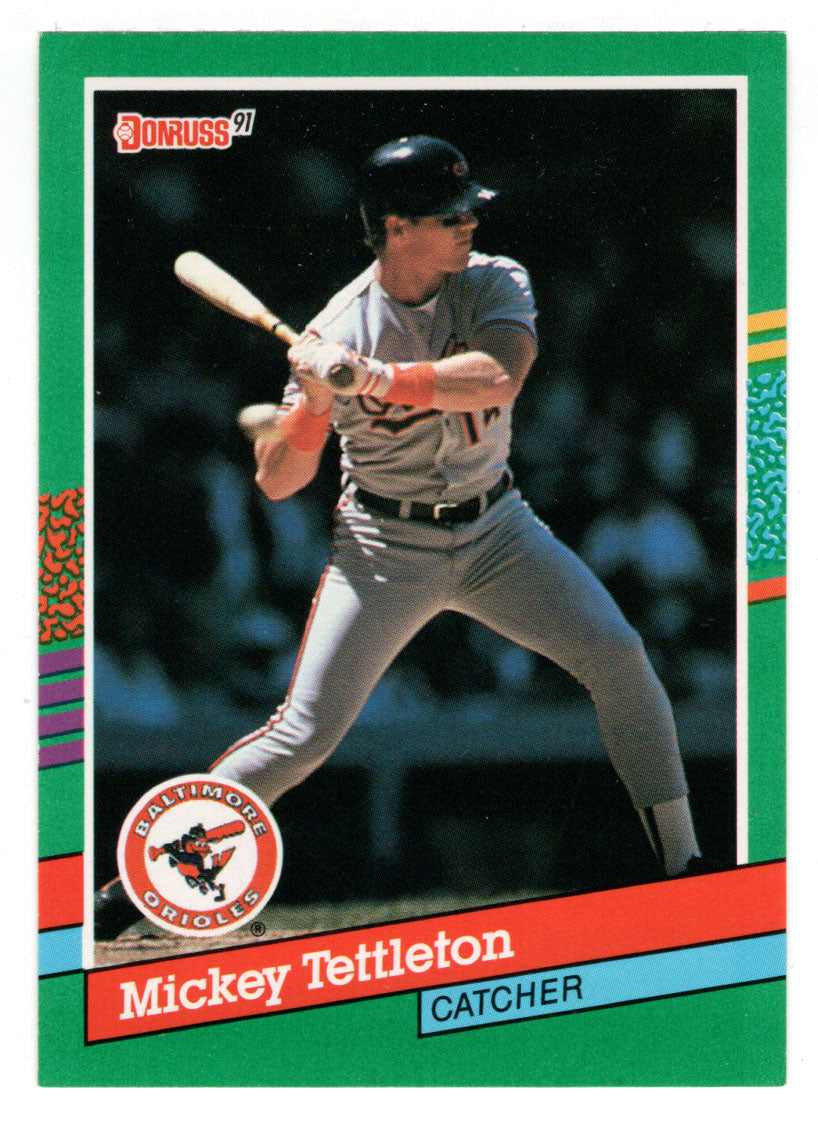 Mickey Tettleton - Baltimore Orioles (MLB Baseball Card) 1991 Donruss # 597 Mint