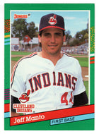 Jeff Manto - Cleveland Indians (MLB Baseball Card) 1991 Donruss # 602 Mint