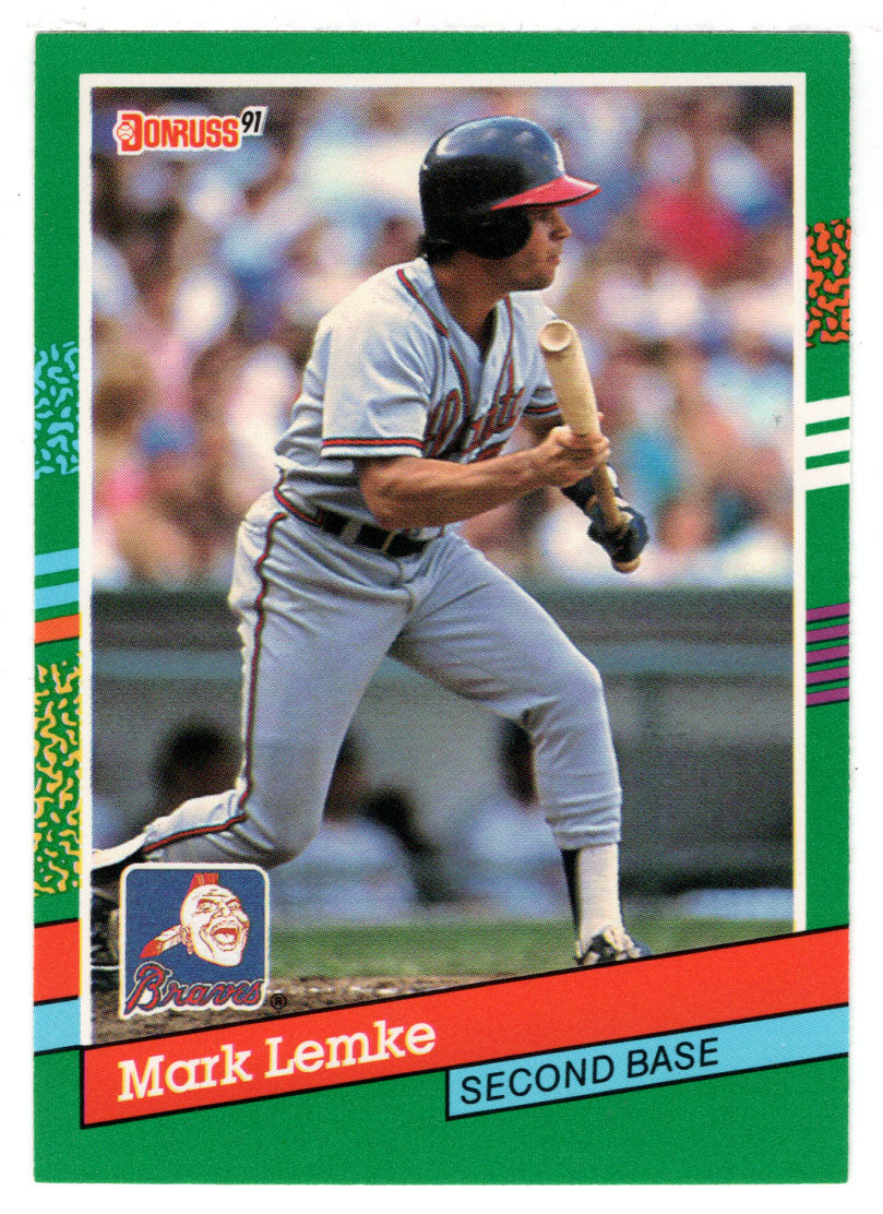 Mark Lemke - Atlanta Braves (MLB Baseball Card) 1991 Donruss # 604 Mint