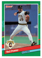 Ted Power - Pittsburgh Pirates (MLB Baseball Card) 1991 Donruss # 608 Mint
