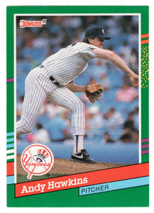 Andy Hawkins - New York Yankees (MLB Baseball Card) 1991 Donruss # 611 Mint