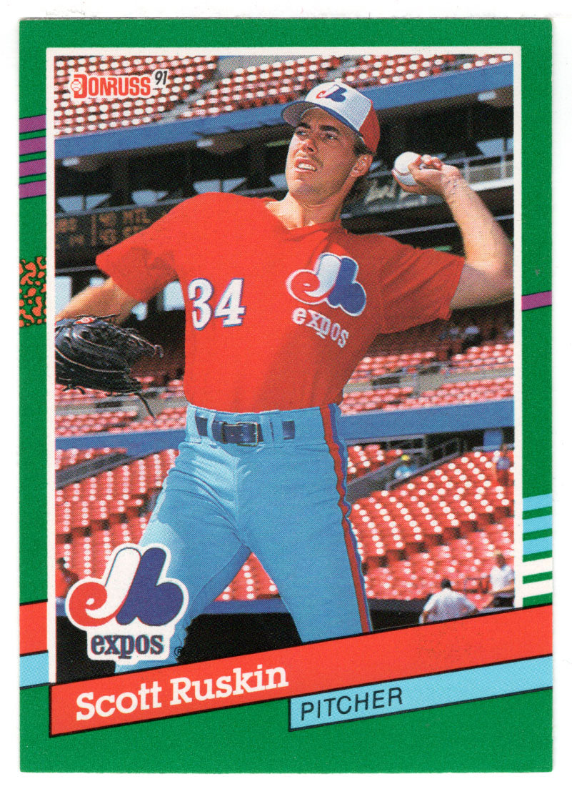 Scott Ruskin - Montreal Expos (MLB Baseball Card) 1991 Donruss # 612 Mint